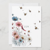 Invitation été fleuri et coloré (Dos)