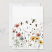 Invitation été fleuri et coloré (Dos)