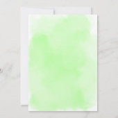 Invitation Été Green Lime Citrus Premier anniversaire (Dos)