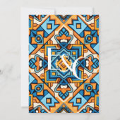 Invitation Été Groovy Chic Psychédélique (Dos)