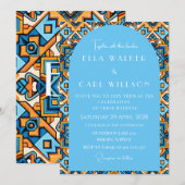 Invitation Été Groovy Chic Psychédélique (Devant / Derrière)