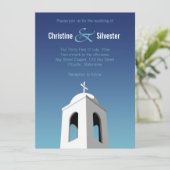 Invitation Été méditerranéen, 5,5 x 7,5 mariages (Debout devant)