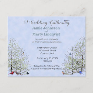 Invitation Été/Printemps Mariage-Nature Thème :