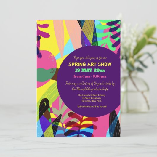 Invitation Été Spectacle d'Art (Debout devant)