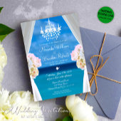 Invitation Été tropical Floral Océan Plage Mariage