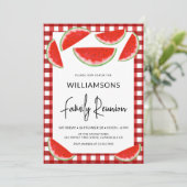 Invitation Eté Watermelons Réunion en famille (Debout devant)