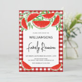 Invitation Eté Watermelons Réunion en famille (Debout devant)