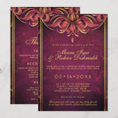 Invitation Eternal Elegance : Le Royal Marigold (Devant / Derrière)