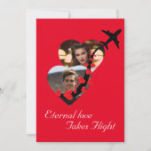 Invitation Eternal Love Couple, Photo, Romantique, Mariage (Devant)