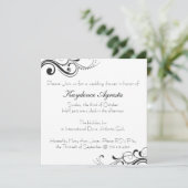 Invitation éternelle de wedding shower d'amour (Debout devant)