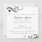 Invitation éternelle de wedding shower d'amour (Devant)