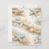 Invitation Eterntal Tides Coastal Watercolor Beach RSVP (Dos)