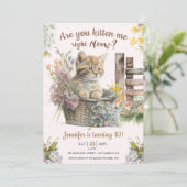 Invitation Êtes-Vous Kitten Me En Ce Moment Fille 10e Anniver (Debout devant)