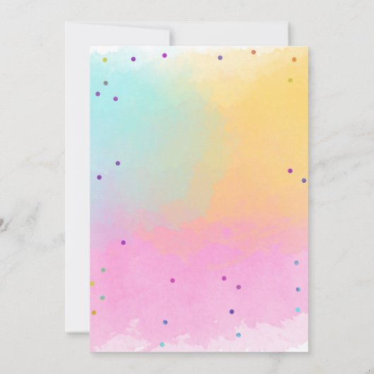 Invitation Êtes-Vous Kitten Me Meow Chat Fille Anniversaire (Dos)