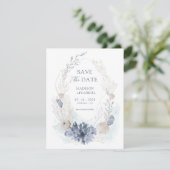 Invitation Ethereal Aquarelle Coral Coquillage Enregistrer La (Debout devant)