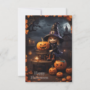 Invitation Ethereal Elegance : Une Soirée d'Halloween à se so