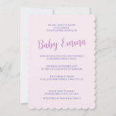 Invitation Ethereal Pastel Pink Blue Cosmic Galaxy Starry (Dos)