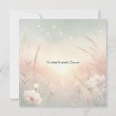 Invitation Ethereal Pastel Wildflower Field Wedding (Dos)