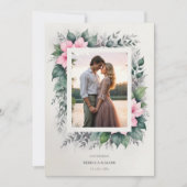 Invitation Ethérée & Enchanter Botanique Soft Floral Photo (Devant)