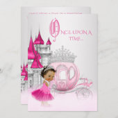 Invitation Ethnic Cinderella Princess (Devant / Derrière)