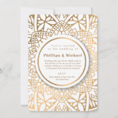 Invitation Ethnic Gold Mandala (Dos)