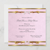 Invitation Ethnic Little Princess Baby shower Rose Gold (Dos)