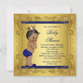 Invitation Ethnic Once upon the Time Prince Baby shower (Dos)