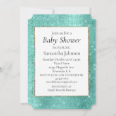 Invitation Étincelle verte à la menthe (Devant)