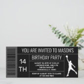 Invitation Étiquette de boîte à chaussures pour fête d'annive (Debout devant)