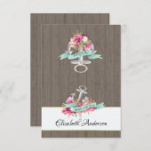 Invitation Étiquette de table Ruban et Dentelle en Étoile de (Devant / Derrière)