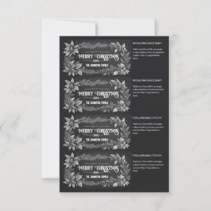 Invitation Étiquettes de cadeaux de Noël imprimables faits ma