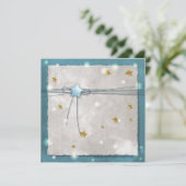 Invitation étoile bleue (Debout devant)