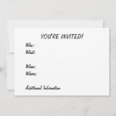 Invitation Étoile d'Ange de Noël Vintage (Dos)