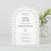 Invitation Étoile de David Custom B'nai Bat Bar Mitzvah Arche (Debout devant)