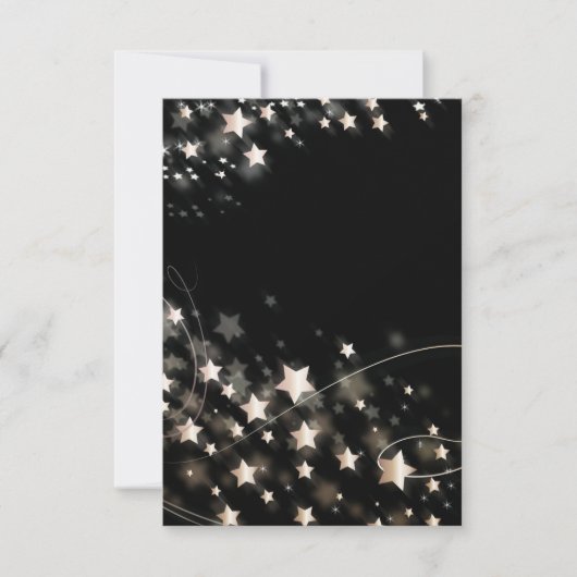 Invitation Étoile de Noël (Devant)