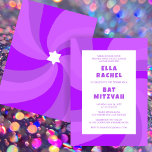 Invitation Étoile de tournage moderne de David Bat mitzvah de<br><div class="desc">Carte parfaite pour annoncer un bat mitzvah, bar mitzvah ou une autre célébration juive ! La main a fait de l'art pour vous. ENTIÈREMENT PERSONNALISABLE ! Cliquez sur "Personnaliser" ci-dessus pour modifier le texte. Cliquez sur "modifier à l'aide de l'outil de conception" pour ajuster les polices, les couleurs et les...</div>