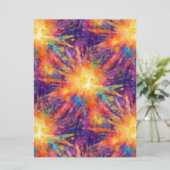 Invitation Étoile explosive (Debout devant)