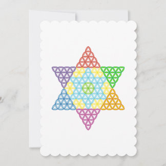 Invitation Étoile Sacrée - Étoile De Vie, 04/3D-CF.