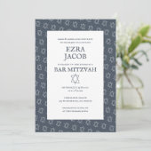 Invitation Étoile simple de David Custom B'nai Bat Bar Mitzva (Debout devant)
