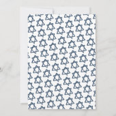 Invitation Étoile simple de David Custom B'nai Bat Bar Mitzva (Dos)