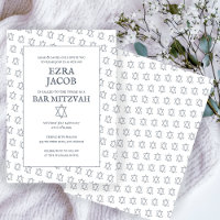 Étoile simple de David Custom B'nai Bat Bar Mitzva
