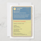 Invitation Étoile sportive (Dos)