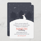 Invitation étoile tombante (Devant / Derrière)