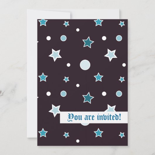 Invitation Étoiles (Devant)