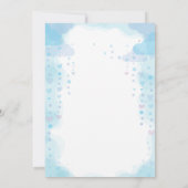 Invitation Étoiles, Baby Bear Présente une Baby Shower (Dos)
