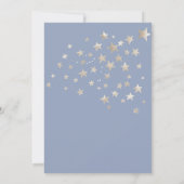 Invitation étoiles ciel | Baptême  (Dos)