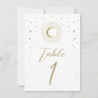 Étoiles de Blanc Or Soleil Céleste en Éclats Numér