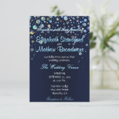 Invitation Étoiles de bulles (Debout devant)