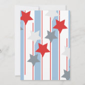 Invitation Étoiles de fête d'anniversaire latino hispanique p (Dos)