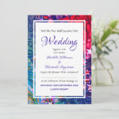 Invitation ÉTOILES DE NOËL | Hiver Abstrait | Festive (Debout devant)